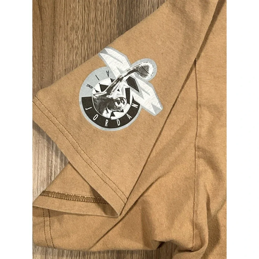 Vintage Nike Air Jordan T Shrit Velvet Jumpman Logo Men’s Size 3XL